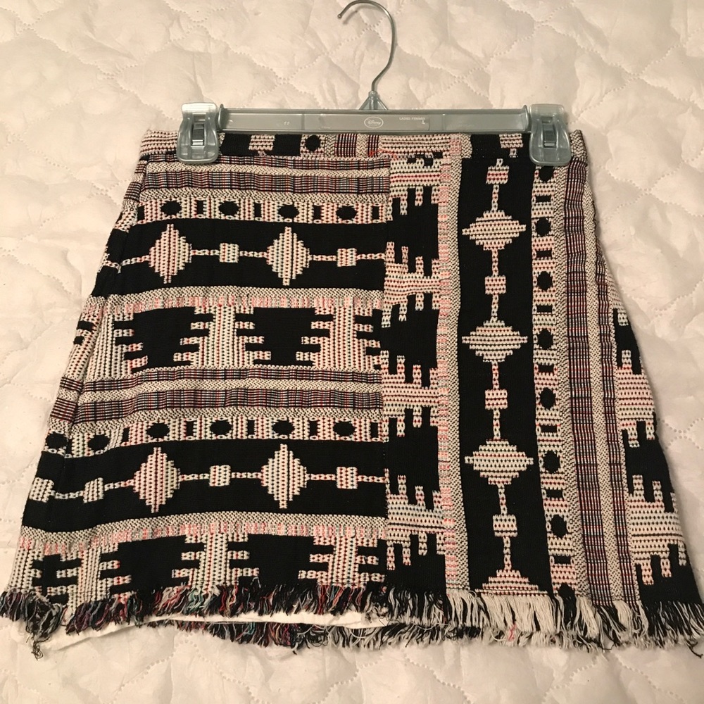 LF tribal print skirt